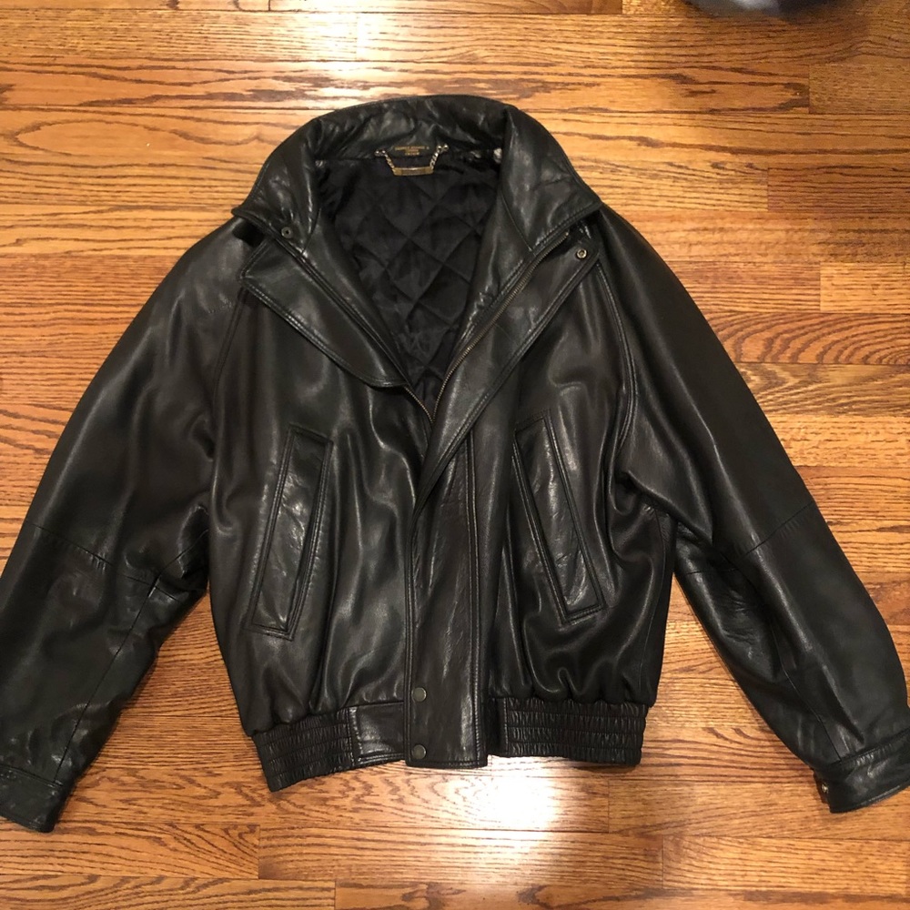 Vintage Paul Stuart leather jacket